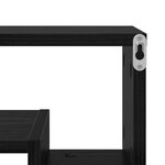 vidaXL Étagère Murale Chêne noir 82 x 15 x 51 cm Bois d'ingénierie
