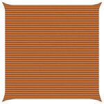 vidaXL Voile d'ombre Orange et marron 7 x 7 m 100   polyester Oxford
