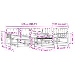 vidaXL Ensemble de canapés d'extérieur 7 pc Blanc et noir
