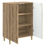 vidaXL Buffet Chêne artisanal 66 x 34 5 x 90 cm Bois d'ingénierie