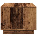 vidaXL Table basse vieux bois 55x55x42 cm bois d'ingénierie