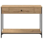 vidaXL Table console Other chêne artisanal 100 x 34.5 x 75 cm
