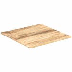 vidaXL Dessus de table Bois de manguier solide 25-27 mm 70x70 cm