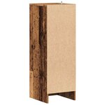 vidaXL Armoire à chaussures vieux bois 32x35x92 cm bois d'ingénierie