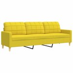 vidaXL Ensemble de canapés 4 Pièces repose-pied et coussins décoratifs