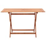 vidaXL Mobilier à dîner d'extérieur 7Pièces Noir Bois d'eucalyptus solide