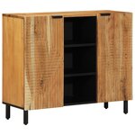 Buffet vidaXL 90x33x75 cm en bois d'acacia massif