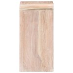 Vidaxl table de chevet 40x30x60 cm bois d'acacia massif