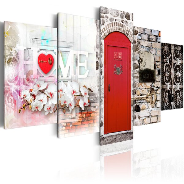 Tableau - vintage home l x h en cm 100x50