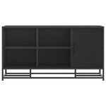 vidaXL Banc à chaussures noir 100x40x53 5cm bois d'ingénierie et métal