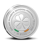 Pièce de monnaie 15 euro Irlande 2023 argent BE – Equipe d’Irlande féminine de football