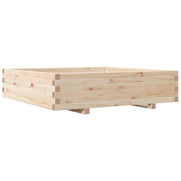 vidaXL Jardinière 100x100x26 5 cm bois de pin massif