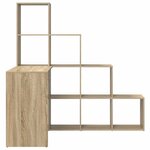 vidaXL Bureau d'angle Chêne sonoma 101.5 x 149.5 x 149.5 cm