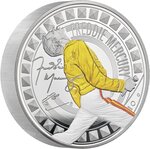 Pièce de monnaie en Argent 10 Pounds g 311 (10 oz) Millésime 2025 Legends of Music FREDDIE MERCURY