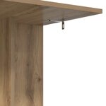 vidaXL Table d'appoint Chêne artisanal 45 x 40 x 62 5 cm