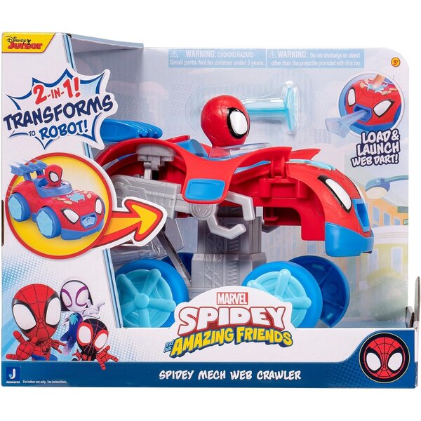 Jazwares SNF0167 - Spidey et ses incroyables amis Marvel - Spidey Mech Web Crawler
