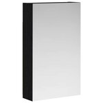vidaXL Armoire Miroir de Salle de Bain Chêne noir 30 x 10 5 x 50 cm