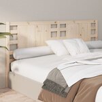vidaXL Tête de lit 141x4x100 cm Bois massif de pin