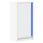 vidaXL Buffet avec LED blanc 42 5x34x85 cm bois d'ingénierie