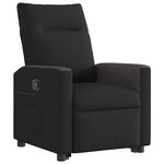 vidaXL Fauteuil inclinable noir tissu