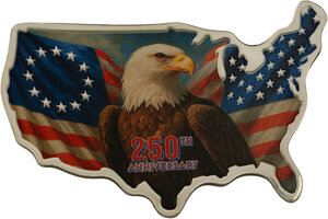 Monnaie STARS AND STRIPES OF UNITED STATES 250 Anniversaire 1 Oz Argent 2$ Solomon Islands 2026 (PRÉCOMMANDE)