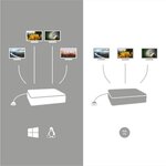 I-tec usb-c quattro display docking station with power delivery 85 w