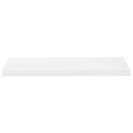 vidaXL Étagère murale flottante 4 Pièces Blanc brillant 80x23 5x3 8cm MDF