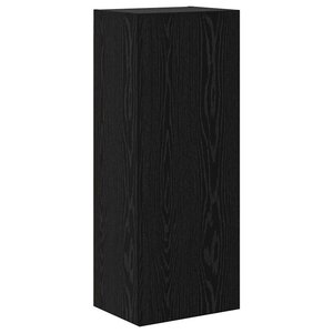 vidaXL Meuble TV mural Chêne noir 40 5 x 30 x 102 cm Bois d'ingénierie