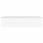 VidaXL Cadre de lit ottoman avec matelas blanc 80x200 cm similicuir