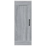 vidaXL Armoire suspendue Sonoma gris 35x34x90 cm Bois d'ingénierie