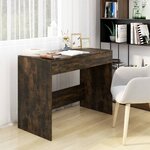 vidaXL Bureau Chêne fumé 101x50x76 5 cm Aggloméré