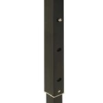 vidaXL Tente de réception pliable avec parois Rouge 3x3 m