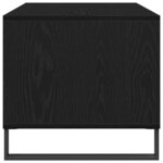 vidaXL Table basse Chêne noir 90 x 49 x 45 cm Bois d'ingénierie