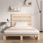 vidaXL Cadre de lit sans matelas 100x200 cm bois massif de pin