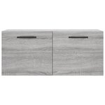 vidaXL Armoire murale sonoma gris 80x36 5x35 cm bois d'ingénierie