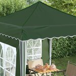 vidaXL Tente de fête pop-up 195 x 195 x 245 cm Vert Tissu Oxford