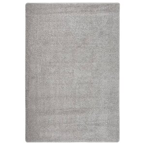 vidaXL Tapis shaggy antidérapant Gris clair 140x200 cm