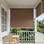 vidaXL Store enrouleur Protection UV Taupe 80 x 230 cm Polyester