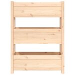 vidaXL Jardinière 77x25x104 5 cm Bois massif de pin