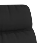 vidaXL Chaise de relaxation Noir Similicuir