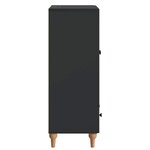 vidaXL Buffet Noir 66 x 34 5 x 95 cm Bois d'ingénierie