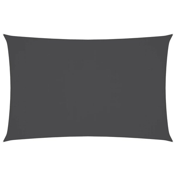 vidaXL Voile de parasol tissu oxford rectangulaire 5x8 m anthracite