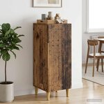vidaXL Buffet Bois ancien 33 x 34 5 x 90 cm Bois d'ingénierie