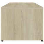 vidaXL Table basse Chêne sonoma 90x45x35 cm bois d’ingénierie