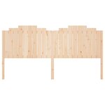 vidaXL Tête de lit 206x4x110 cm Bois massif de pin