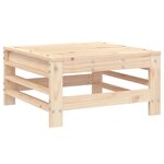 vidaXL Salon de jardin 8 Pièces Bois de pin massif