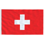 vidaXL Drapeau Suisse 90x150 cm