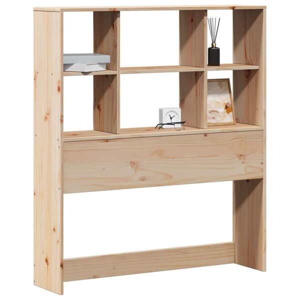 vidaXL Tête de lit avec rangement 100 cm bois massif de pin