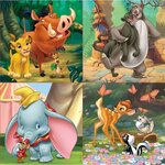 EDUCA PUZZLES PROGRESSIFS DISNEY ANIMALS