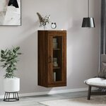 vidaXL Armoire murale chêne marron 34 5x34x90 cm